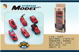 OBL885462 - 6只城市合金消防小车