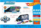 OBL885721 - 风火轮手提货柜车（4只滑行合金车+8路障+城市地图）