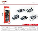 OBL885754 - 5款滑行合金警车