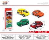 OBL885760 - 4款合金回力SUV赛车（4PCS）