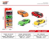 OBL885768 - 4款合金回力仿真车（4PCS）