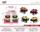 OBL885788 - 2款合金弹簧特技惯油合金消防车（12PCS）