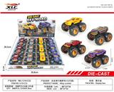 OBL885808 - 合金滑行越野车（1油合金消防车（12PCS）
