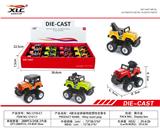 OBL885811 - 4款合金弹簧特技惯油合金消防车（12PCS）
