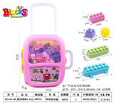 OBL886291 - 粉红拉杆箱A马卡龙积木200克