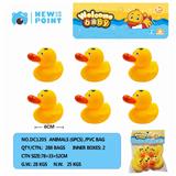 OBL886573 - SIX SPECTACLED DUCKS (WITH BB WHISTLE)