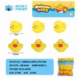 OBL886579 - ASSORTED DUCK (YELLOW DUCKLING AND NO.8 DUCK) (WITH BB WHISTLE)
