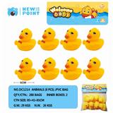 OBL886582 - EIGHT CUTE DUCKS (WITH BB WHISTLE)