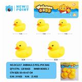 OBL886585 - 5 PIECES OF ASSORTED DUCK (NO.4 DUCK AND NO.6 DUCK) (WITH BB WHISTLE)