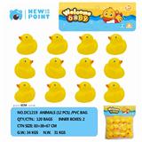 OBL886587 - TWELVE CARTOON DUCKLINGS (WITH BB WHISTLE)