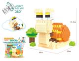 OBL887164 - 昆虫系列蜗牛大颗粒积木（158PCS）