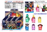 OBL887222 - 3-4寸高质搪胶狼人杀公仔1只3张卡片