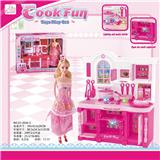 OBL888221 - KITCHEN SERIES AND BARBIE BARBIE COLOR LIGHTING SOUND