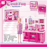 OBL888229 - KITCHEN SERIES AND KITCHEN BARBIE BARBIE COLOR LIGHT SOUND