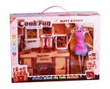 OBL888231 - KITCHEN SERIES AND KITCHEN BARBIE BROWN LIGHT SOUND
