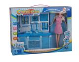 OBL888233 - KITCHEN SERIES AND KITCHEN BARBIE BLUE LIGHT SOUND