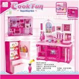 OBL888234 - KITCHEN SERIES AND KITCHEN REFRIGERATOR BARBIE LIGHT SOUND