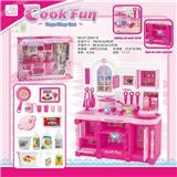 OBL888242 - KITCHEN SERIES AND SANITARY WARE AND MATCHING BARBIE COLOR LIGHTING SOUND