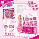 OBL888246 - KITCHEN SERIES AND MATCHING AND BARBIE BARBIE COLOR LIGHTING SOUND