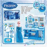 OBL888247 - KITCHEN SERIES AND MATCHING AND BARBIE ICE AND SNOW WONDERLAND LIGHTING SOUND (THREE LIGHTS)