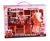 OBL888249 - KITCHEN SERIES WITH MATCHING AND BARBIE BROWN LIGHTING SOUND