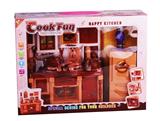 OBL888266 - KITCHEN SERIES AND MATCHING AND KITCHEN REFRIGERATOR BROWN LIGHT SOUND