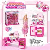 OBL888374 - SPLIT CABINET AND BARBIE PINK LIGHT SOUND