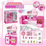 OBL888396 - SEPARABLE CABINET AND SANITARY WARE PINK LIGHT SOUND