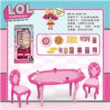 OBL888526 - TABLE, CHAIR AND BREAD ACCESSORIES LOL