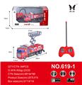 OBL889235 - 1: 48 remote control 4-way short head lifting PTZ fire truck