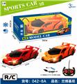 OBL890065 - 1: 14. lamborghini (poison) of four-way simulation package electric remote control vehicle with headlight