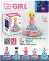 OBL890504 - Electric cake rotary lifting light music girl