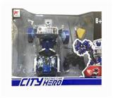 OBL890878 - Remote control one button variant remote control simulation jeep police car