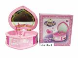 OBL891128 - PEACH HEART GIFT BAG MUSIC BOX