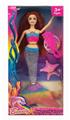 OBL891240 - 11.5 INCH REAL RAINBOW LIGHT MUSIC MERMAID BARBIE