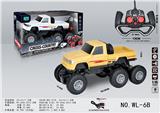 OBL891500 - 1: 16 FOUR WAY LIGHT OFF ROAD SIX WHEEL PICKUP REMOTE CONTROL VEHICLE