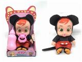OBL892638 - (MICKEY) 10 INCH ENAMEL CRYING BABY CAN DRINK WATER AND SHED TEARS