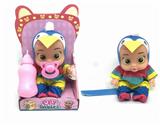 OBL892641 - (PARROT) 10 INCH ENAMEL CRYING BABY CAN DRINK WATER AND SHED TEARS