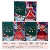 OBL893101 - 3 MIXED 11.5 9-JOINT REAL BODY CHRISTMAS GIRL BARBIE DOLLS AND SNOWMAN AND SMALL GIFTS