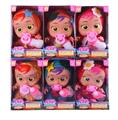 OBL893144 - 14 INCH TAPE CONCERT TEARFUL FRUIT CRYING DOLL WITH BOTTLE NIPPLE SIX MIXED (WATERMELON, STRAWBERRY, PINEAPPLE, APPLE, PEACH, KIWI)