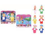 OBL893255 - 6-INCH ENAMEL BODY WILL SHED TEARS CRYING DOLL 3 MIXED
