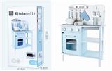 OBL893430 - WOODEN SIMULATION HOME BLUE KITCHEN COMBINATION