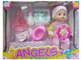 OBL894192 - 14 INCH ENAMEL DRINK WATER URINATE WITH IC DOLL