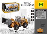 OBL894740 - 1:30 FOUR-WAY LIGHT REMOTE CONTROL FLAT-ARM PUSH SHOVEL ENGINEERING VEHICLE (NO POWER)