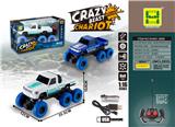 OBL894777 - 1:16 POLICE CAR PICKUP TRUCK 6 X 4 FOUR-WAY FOUR-WHEEL DRIVE LIGHT REMOTE CONTROL CAR