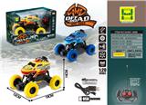 OBL894779 - 1: 20 SHARK PAD PRINTING FOUR-WAY BIGFOOT REMOTE CONTROL CAR