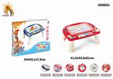 OBL894876 - MUSIC LIGHT COLOR MAGNETIC WRITING BOARD TABLE (3 AAS)