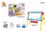 OBL894886 - ENGLISH DRAWING BOARD WITH 41 ENGLISH LETTERS WITH 5 COLOR PENS (BOTH SIDES)