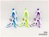 OBL895651 - WATER GUN (BLUE, GREEN, PURPLE) WITH LIGHT
