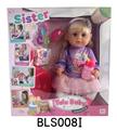OBL896098 - 18 INCH DOLL WITH TEARS TO DRINK WATER URINE FUNCTION
